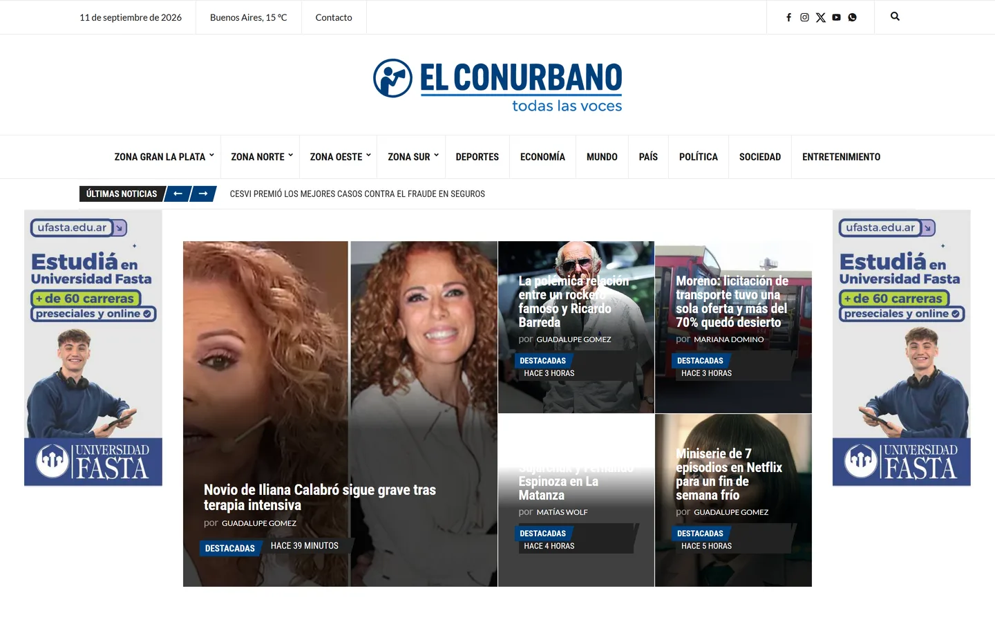 El Conurbano — Medios y noticias